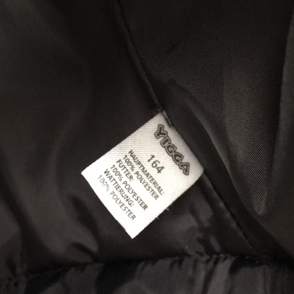 Mint condition warm puff jacket Youth Sz 14 Navy - Picture 4 of 8